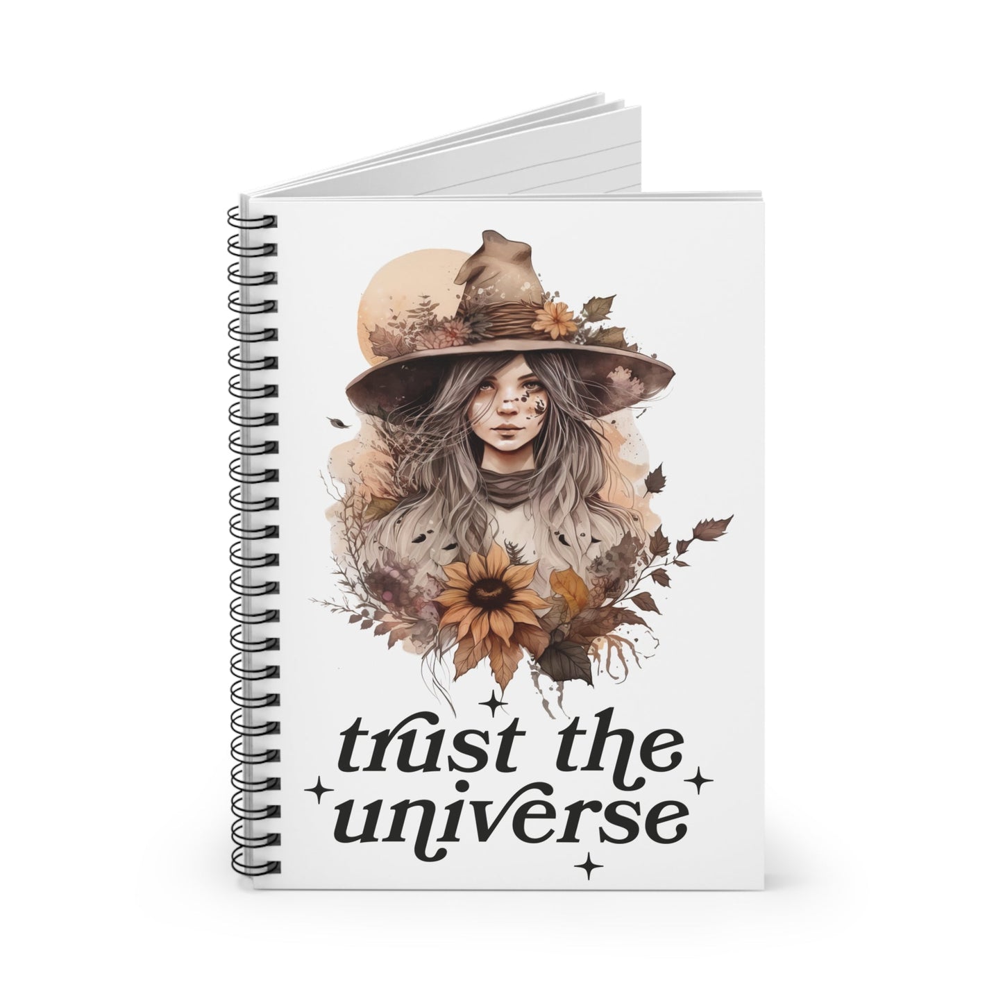 Trust the Universe! Spiral Notebook - Ruled Line - EternalAscension