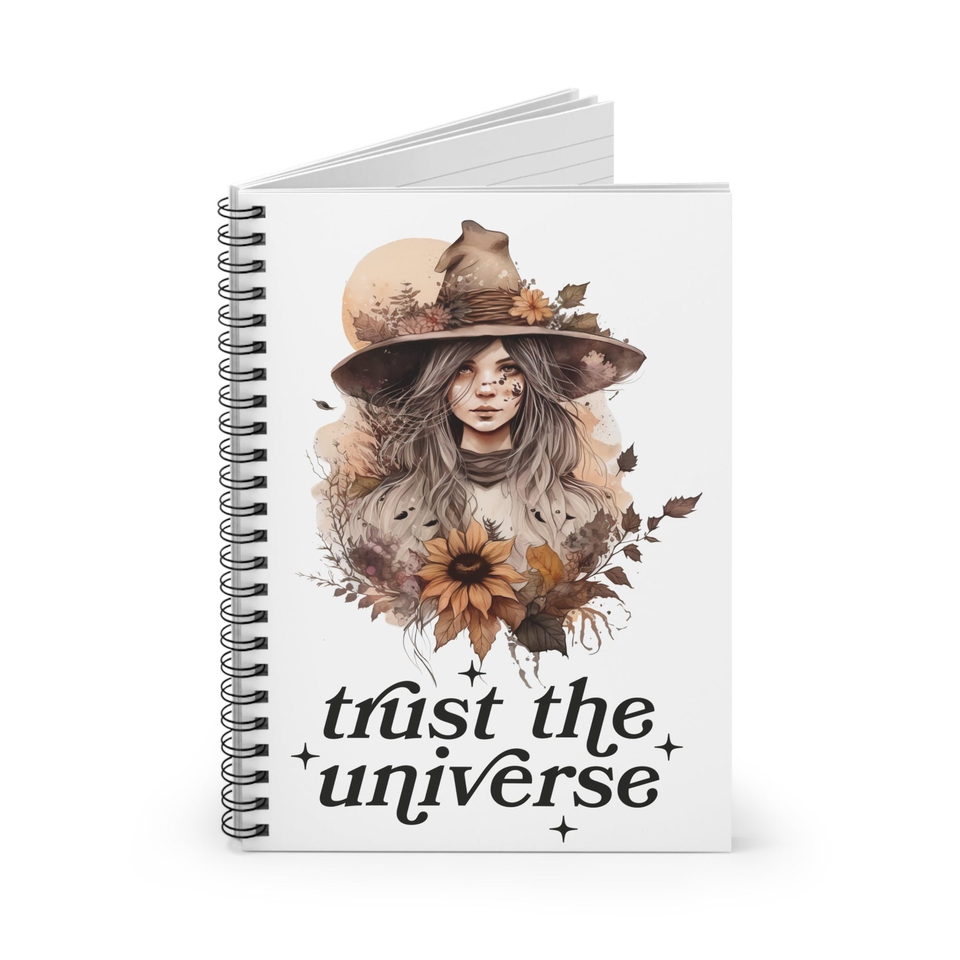 Trust the Universe! Spiral Notebook - Ruled Line - EternalAscension