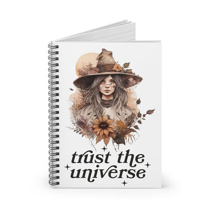 Trust the Universe! Spiral Notebook - Ruled Line - EternalAscension