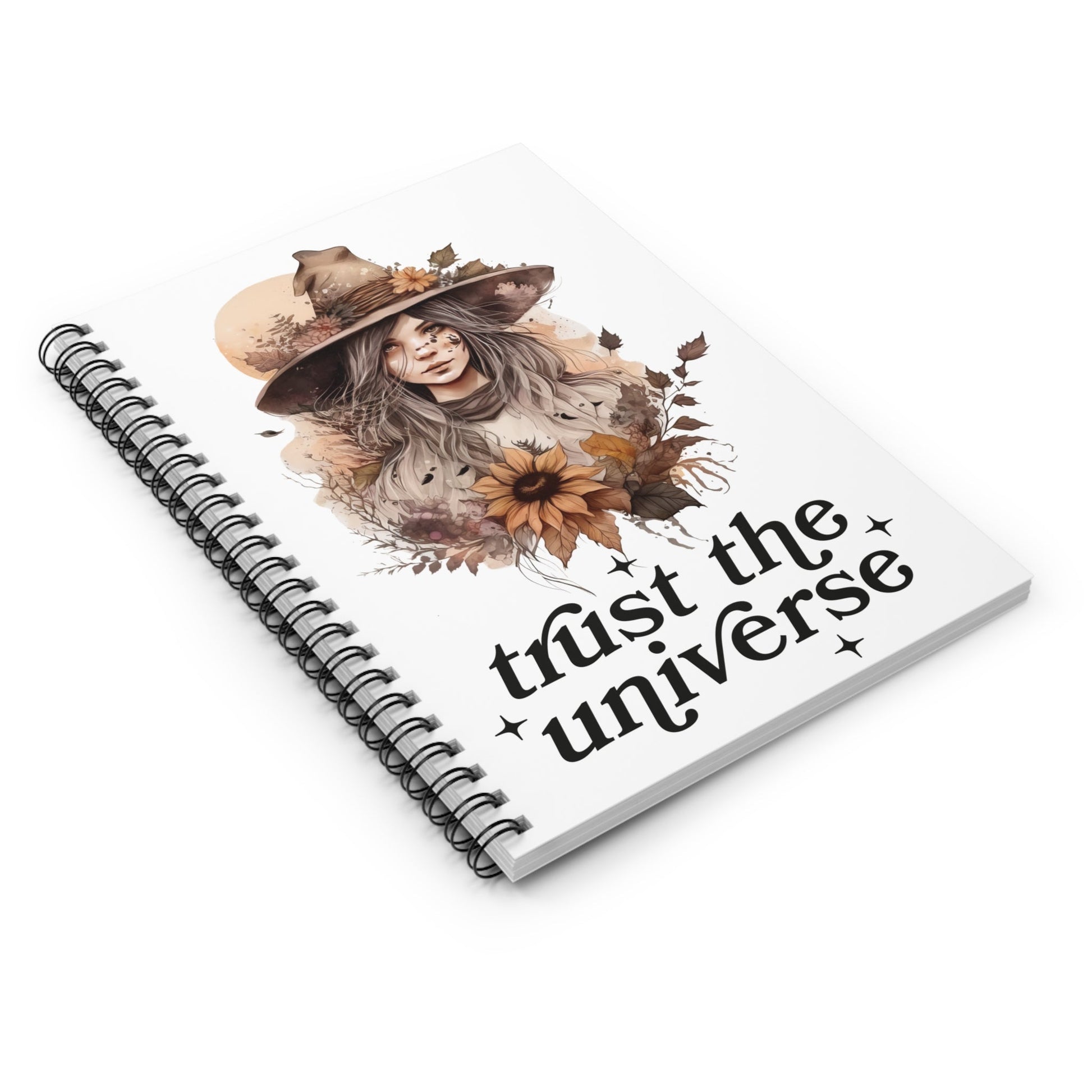 Trust the Universe! Spiral Notebook - Ruled Line - EternalAscension