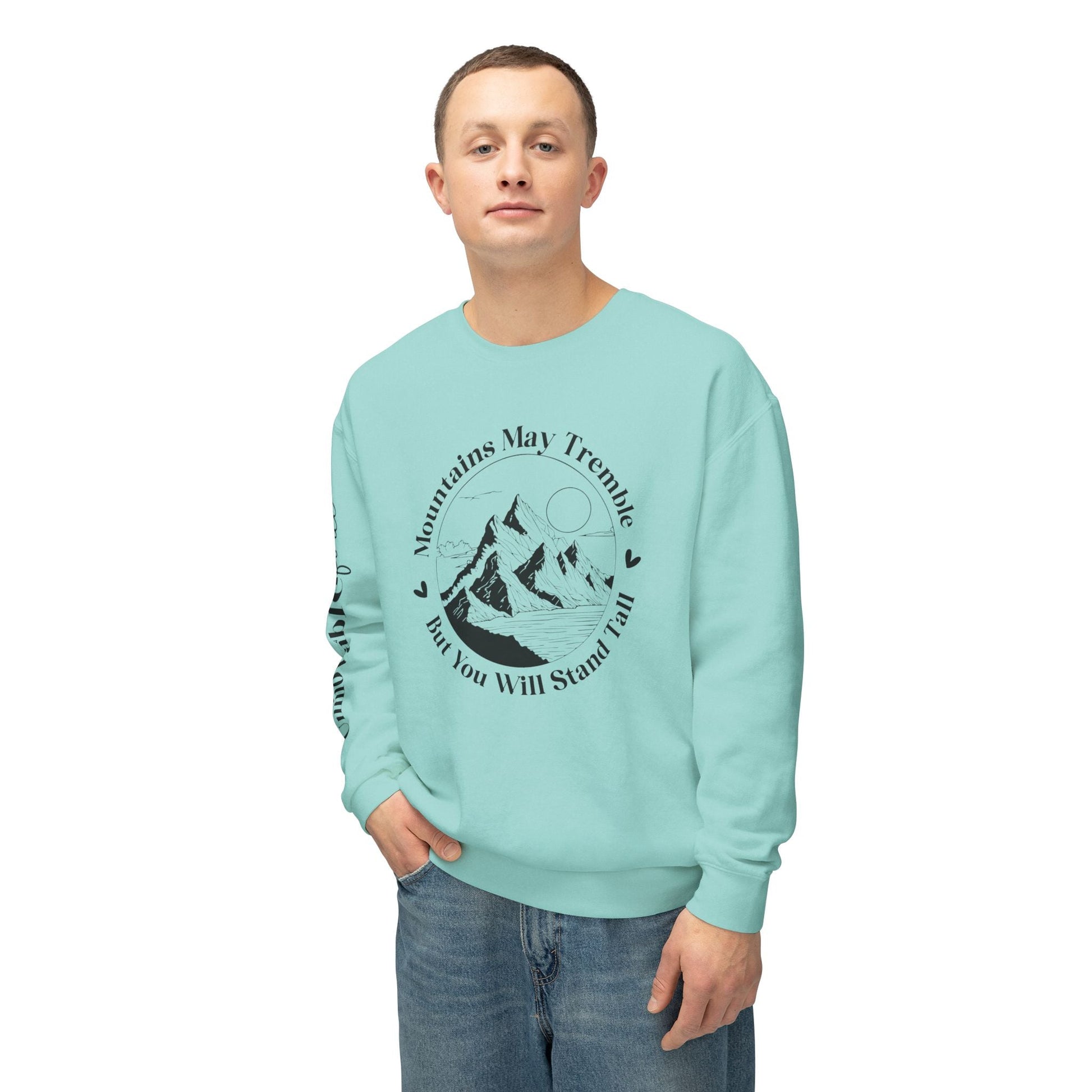 Unmovable Force! Unisex Lightweight Crewneck Sweatshirt - EternalAscension
