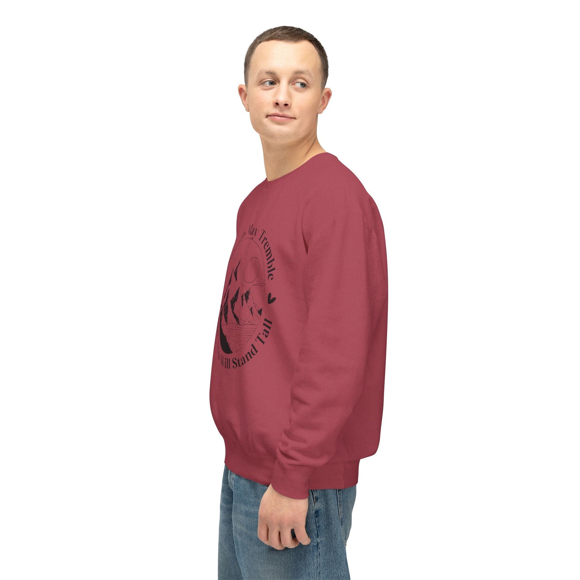 Unmovable Force! Unisex Lightweight Crewneck Sweatshirt - EternalAscension