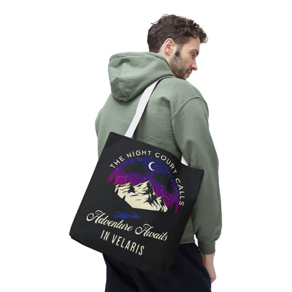 Velaris Adventure Awaits Tote Bag, ACOTAR Book Lover Gift, The Night Court Calls Bag, Bookish Tote, Booktok Merchandise - EternalAscension