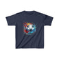 Vibrant Watercolor Soccer Ball Kids Heavy Cotton™ Tee - EternalAscension