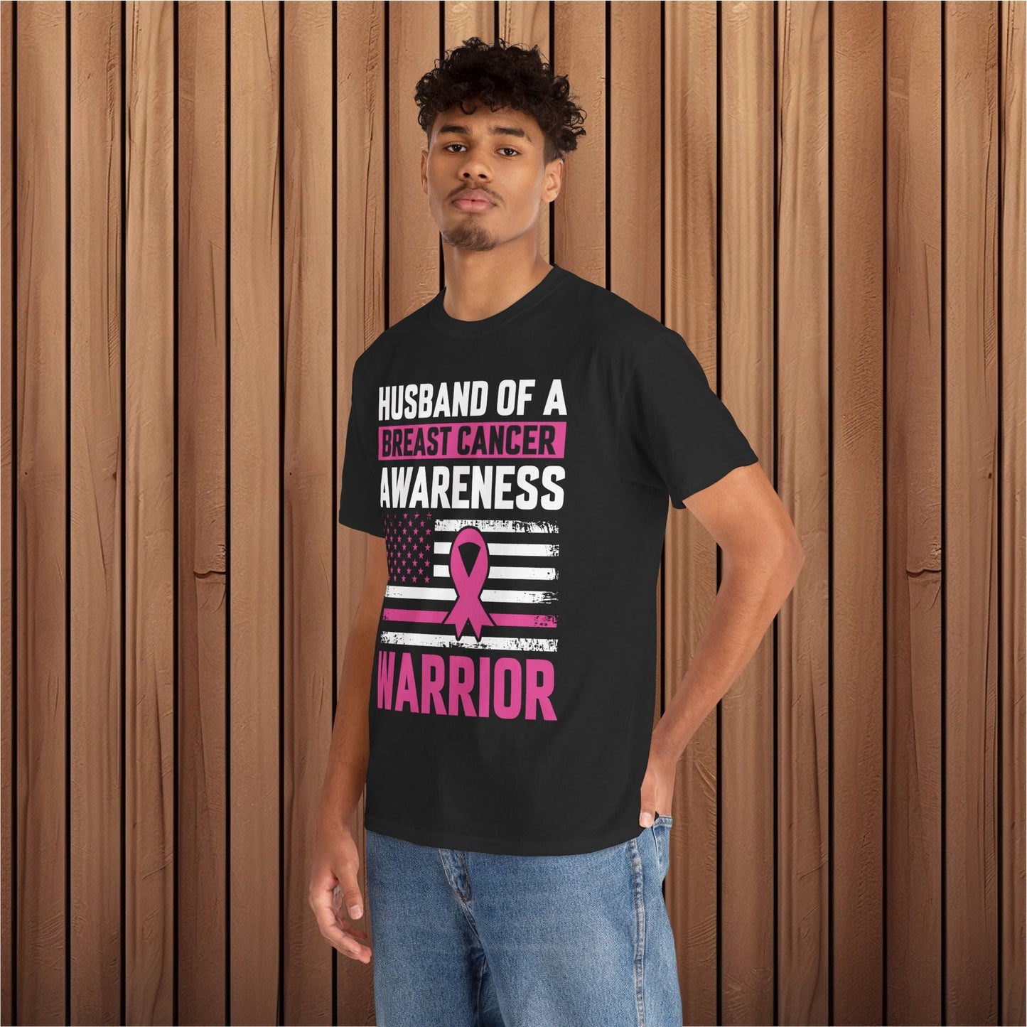 Warrior’s Pride: Breast Cancer Awareness Unisex Heavy Cotton Tee - EternalAscension