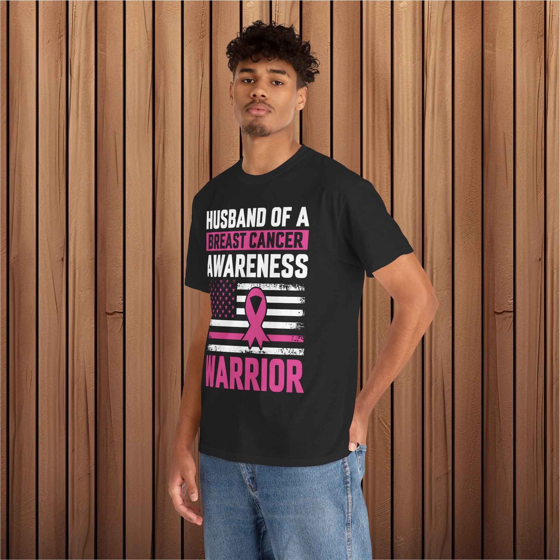 Warrior’s Pride: Breast Cancer Awareness Unisex Heavy Cotton Tee - EternalAscension