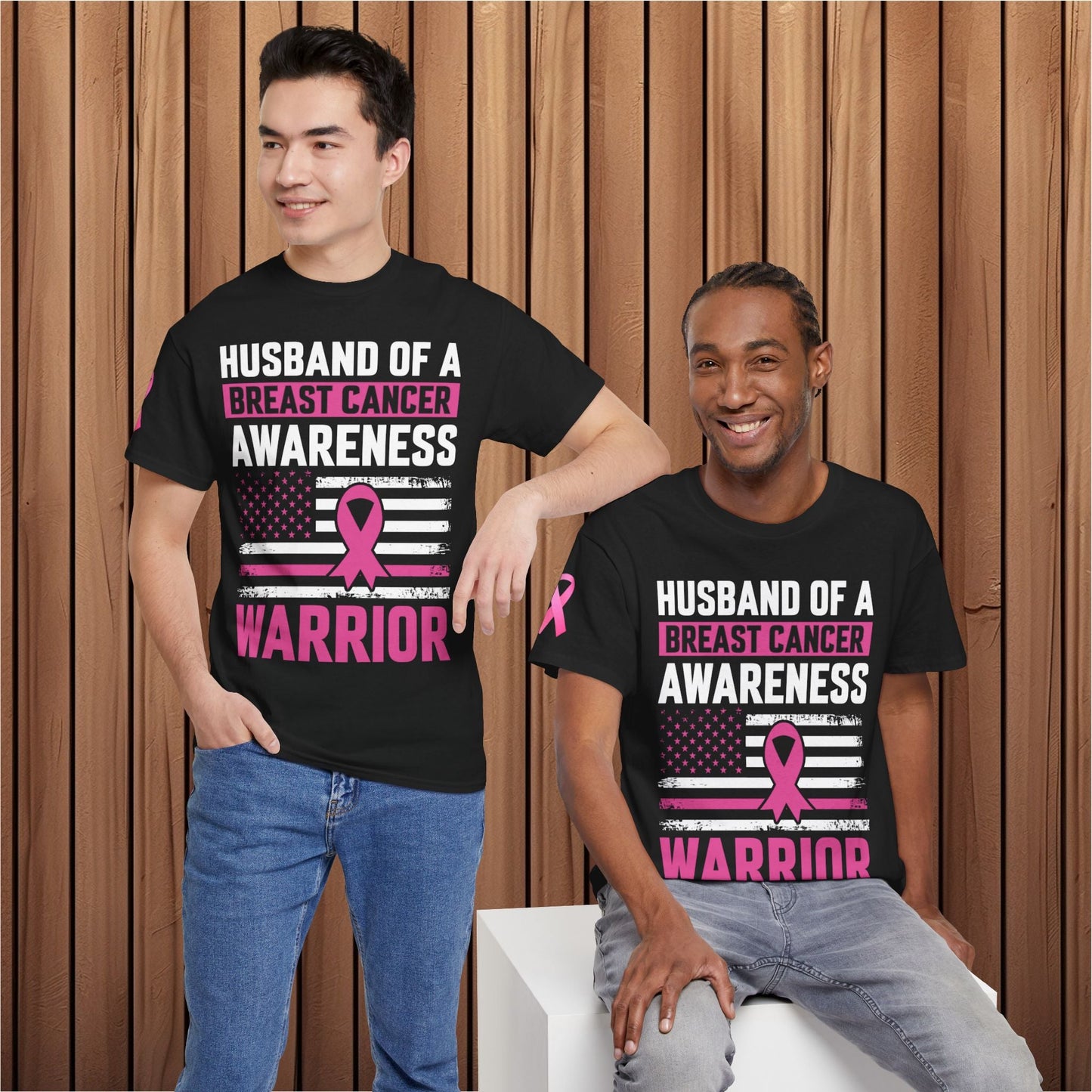 Warrior’s Pride: Breast Cancer Awareness Unisex Heavy Cotton Tee - EternalAscension