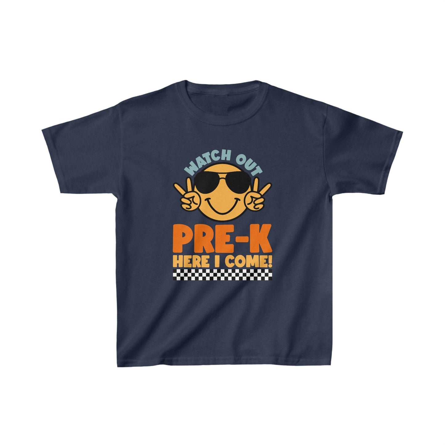 “WATCH OUT PRE - K HERE I COME!” Kids Heavy Cotton™ Tee - EternalAscension
