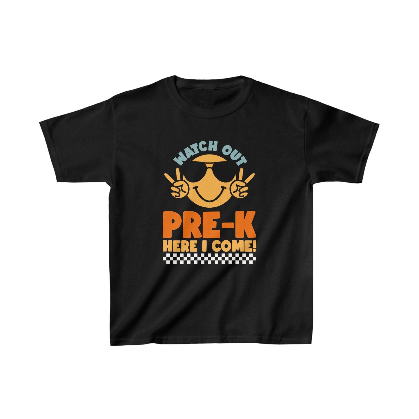 “WATCH OUT PRE - K HERE I COME!” Kids Heavy Cotton™ Tee - EternalAscension
