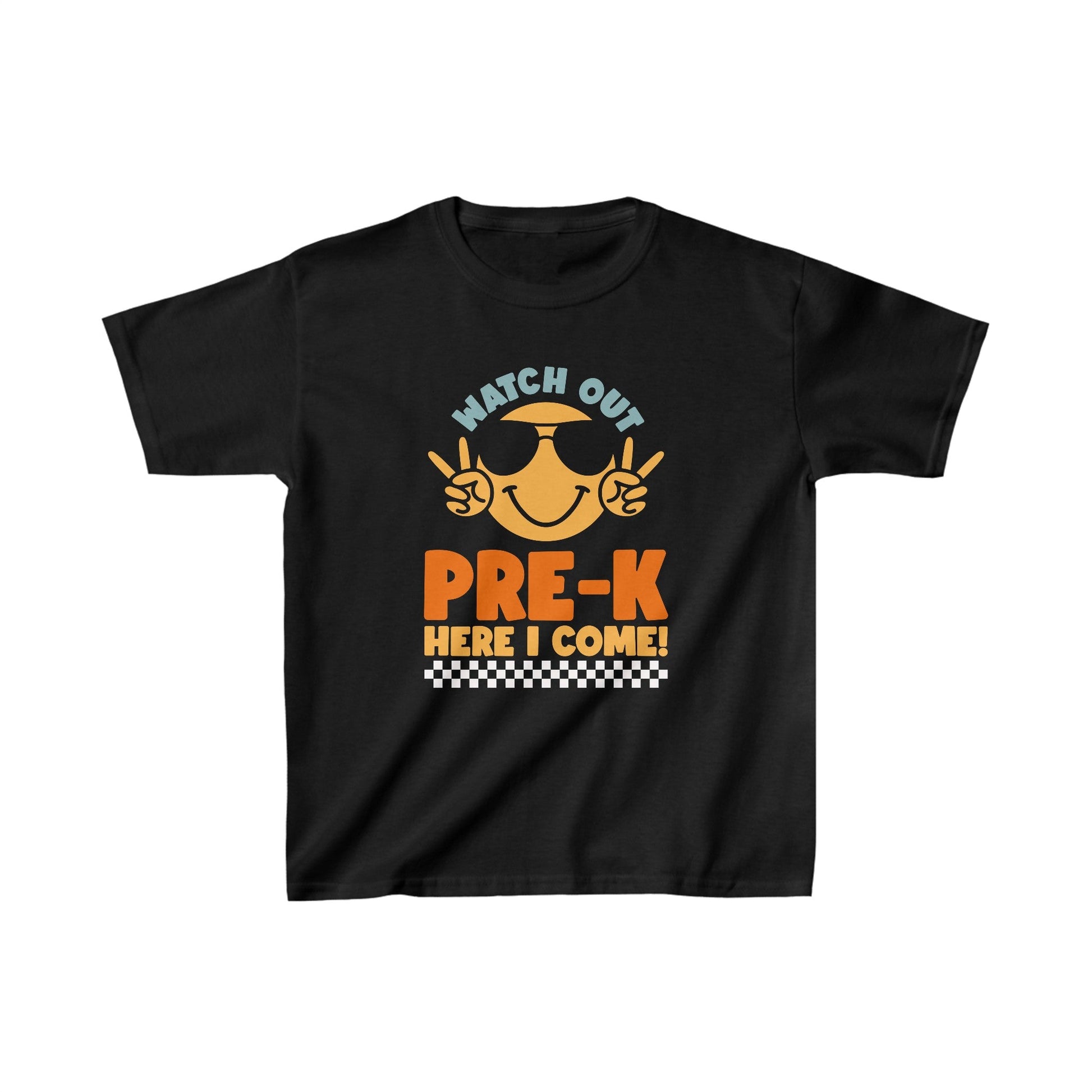 “WATCH OUT PRE - K HERE I COME!” Kids Heavy Cotton™ Tee - EternalAscension