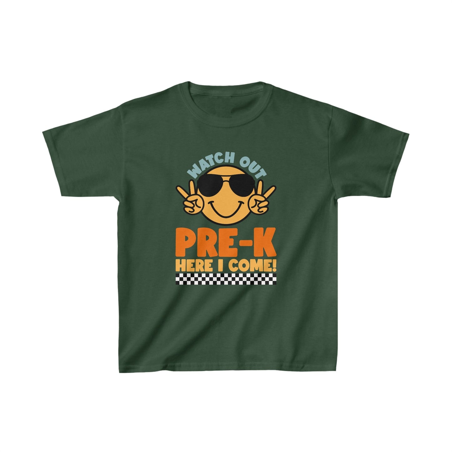 “WATCH OUT PRE - K HERE I COME!” Kids Heavy Cotton™ Tee - EternalAscension
