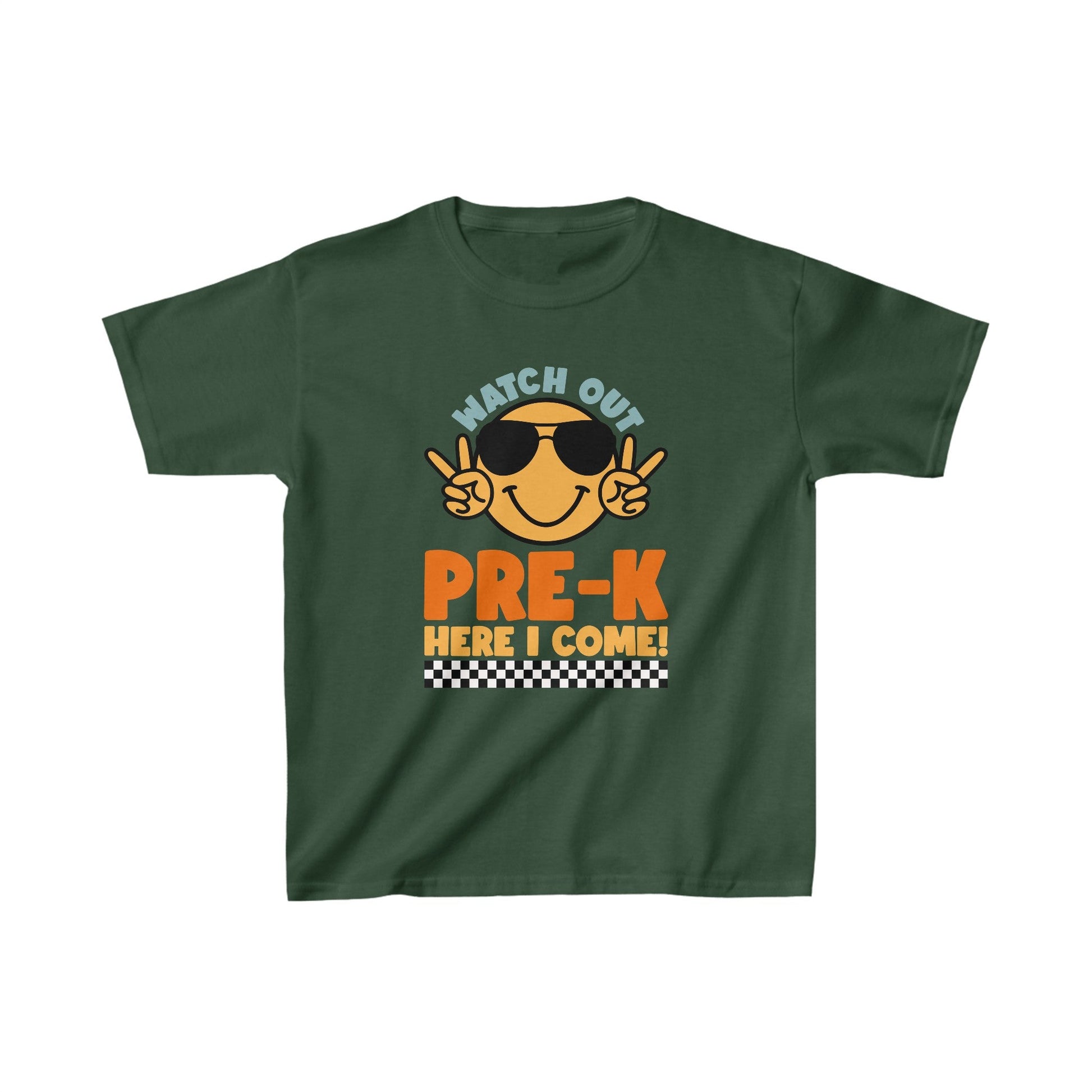 “WATCH OUT PRE - K HERE I COME!” Kids Heavy Cotton™ Tee - EternalAscension
