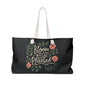 Weekender Bag - 'Bloom Where Planted' Floral Design - EternalAscension
