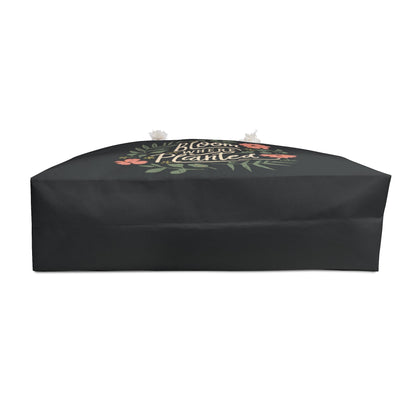 Weekender Bag - 'Bloom Where Planted' Floral Design - EternalAscension