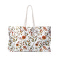 Weekender Bag - Botanical Floral Pattern Tote - EternalAscension