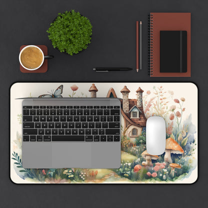 Whimsical Cottage Desk Mat - EternalAscension