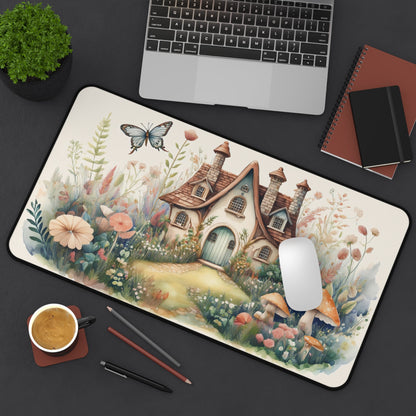 Whimsical Cottage Desk Mat - EternalAscension