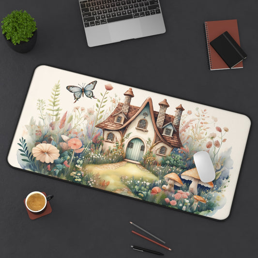 Whimsical Cottage Desk Mat - EternalAscension