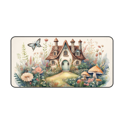 Whimsical Cottage Desk Mat - EternalAscension