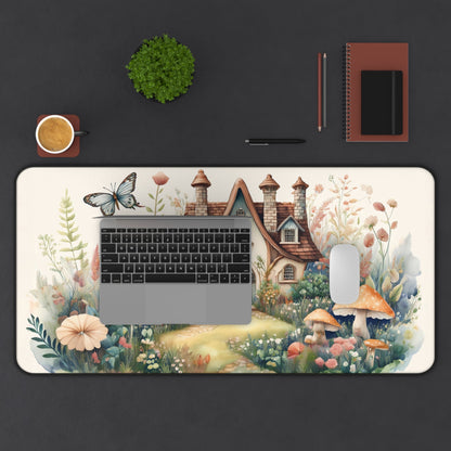 Whimsical Cottage Desk Mat - EternalAscension