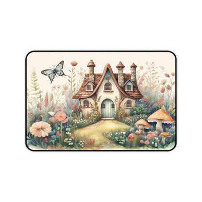 Whimsical Cottage Desk Mat - EternalAscension