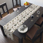 Winter Wonderland Table Runner - Festive Holiday Decor for Dining Table, Christmas Reindeer Theme, Cotton Poly Blend - Seasonal Home - EternalAscension