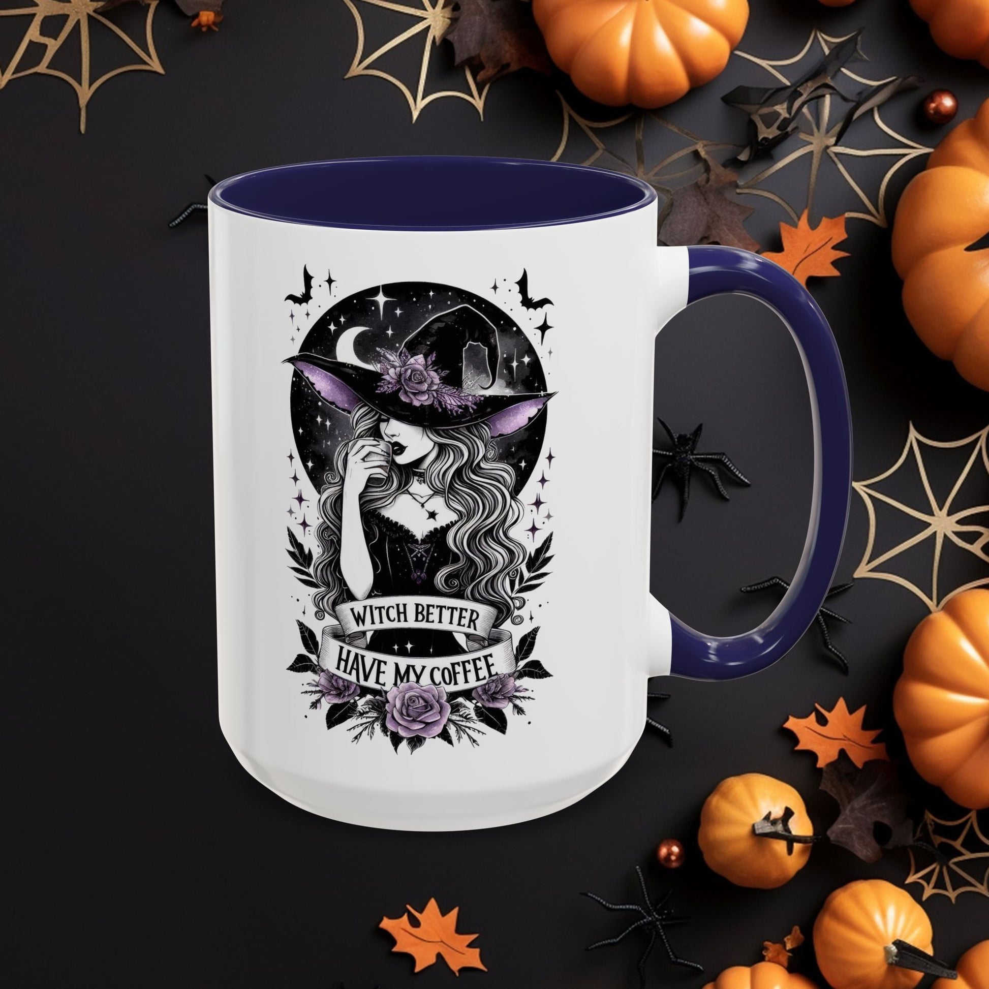 “Witch Better Have My Coffee” 🌙☕✨Accent Coffee Mug (11, 15oz) - EternalAscension
