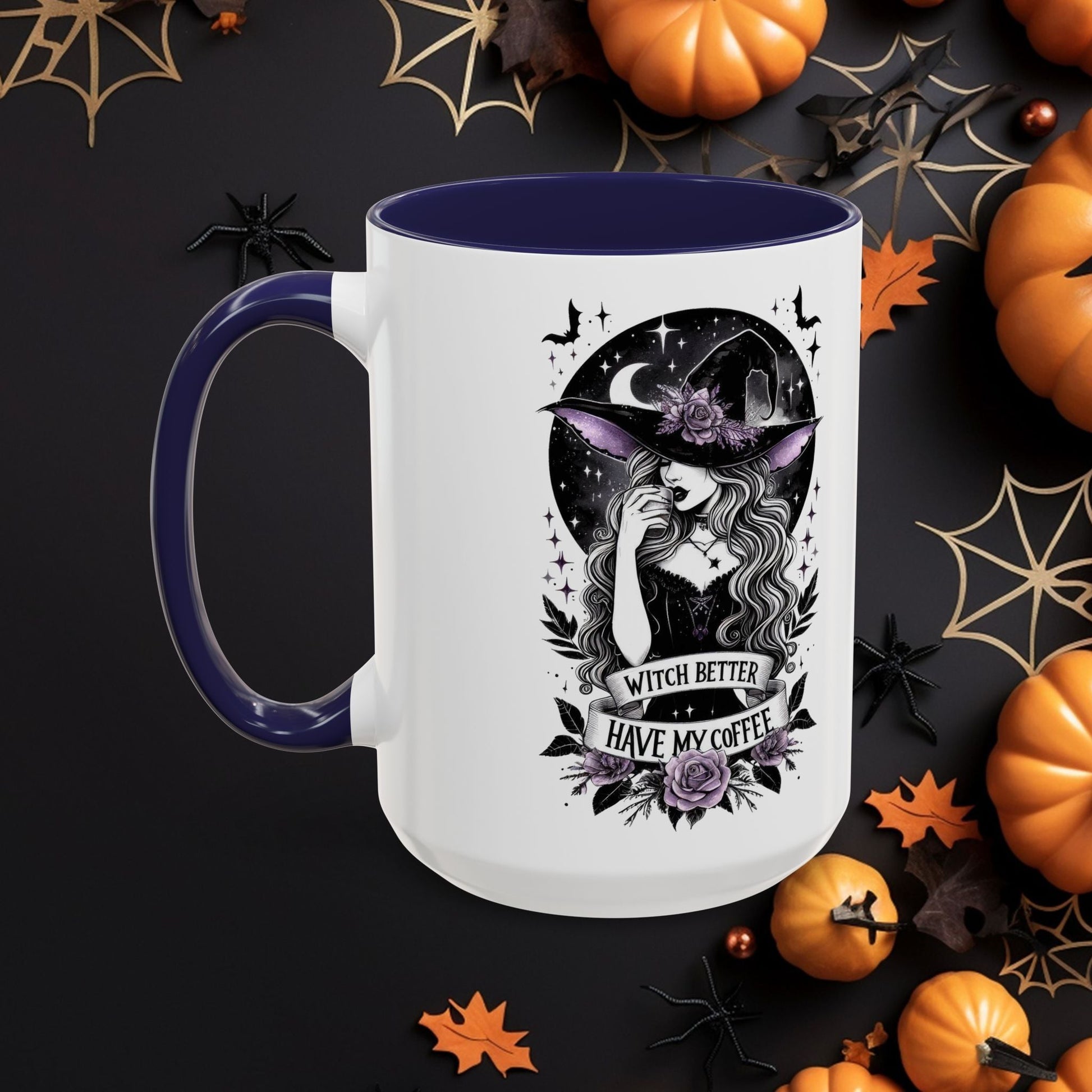 “Witch Better Have My Coffee” 🌙☕✨Accent Coffee Mug (11, 15oz) - EternalAscension