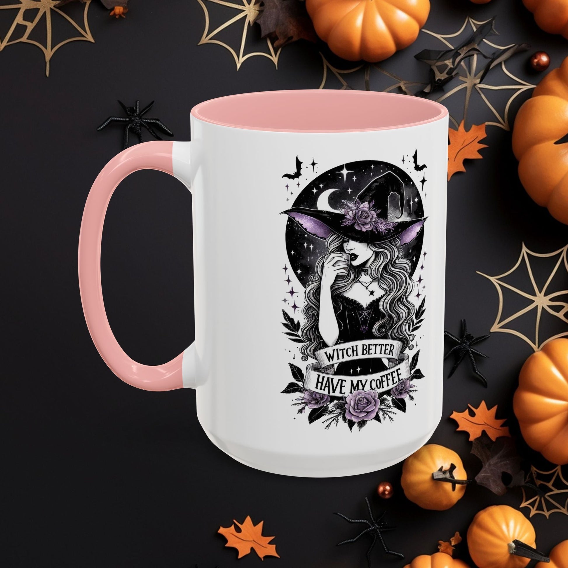 “Witch Better Have My Coffee” 🌙☕✨Accent Coffee Mug (11, 15oz) - EternalAscension