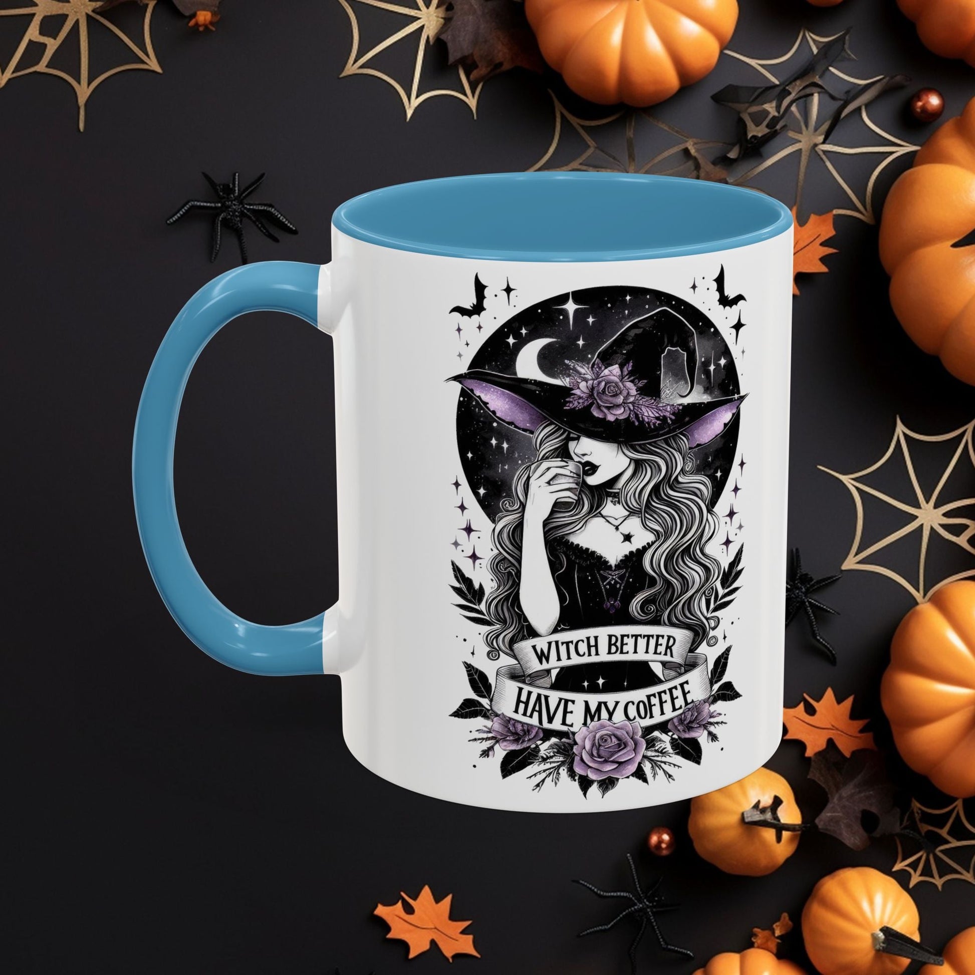 “Witch Better Have My Coffee” 🌙☕✨Accent Coffee Mug (11, 15oz) - EternalAscension