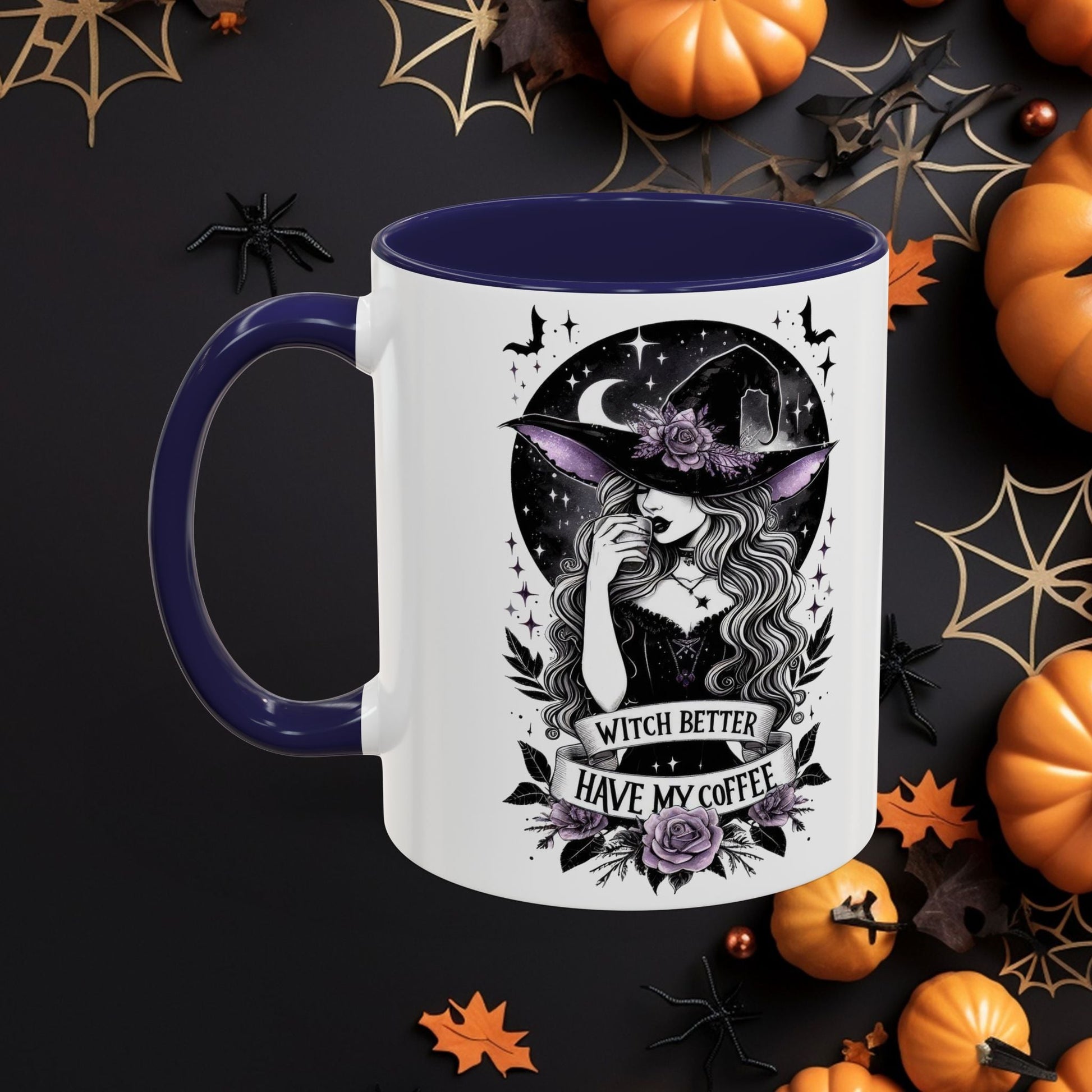 “Witch Better Have My Coffee” 🌙☕✨Accent Coffee Mug (11, 15oz) - EternalAscension