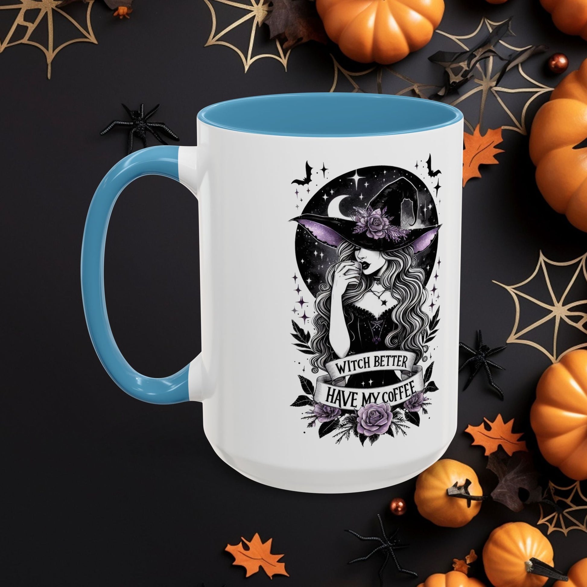 “Witch Better Have My Coffee” 🌙☕✨Accent Coffee Mug (11, 15oz) - EternalAscension