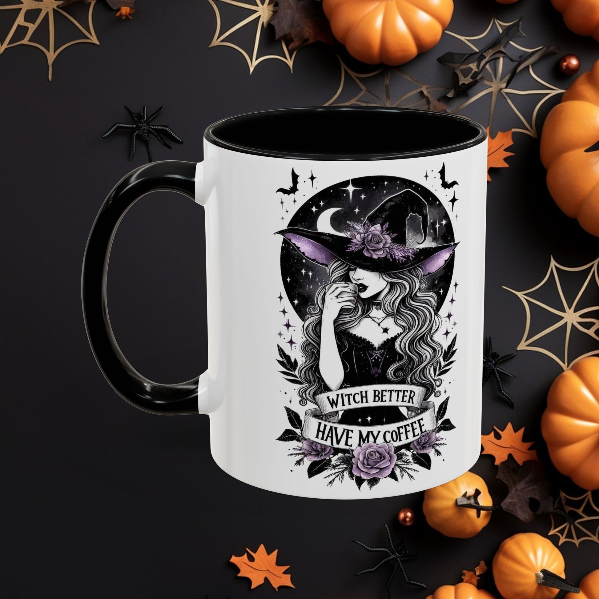 “Witch Better Have My Coffee” 🌙☕✨Accent Coffee Mug (11, 15oz) - EternalAscension