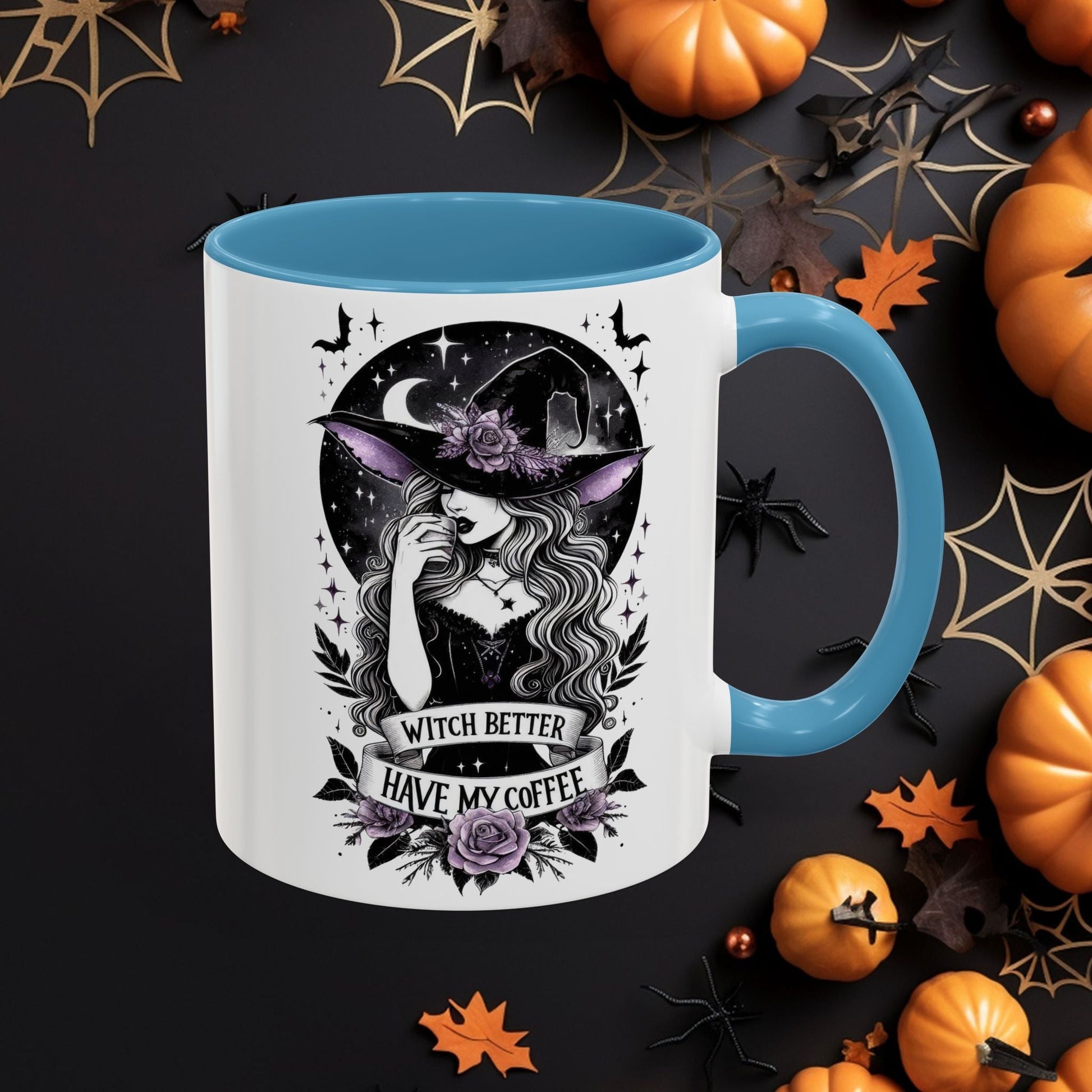 “Witch Better Have My Coffee” 🌙☕✨Accent Coffee Mug (11, 15oz) - EternalAscension