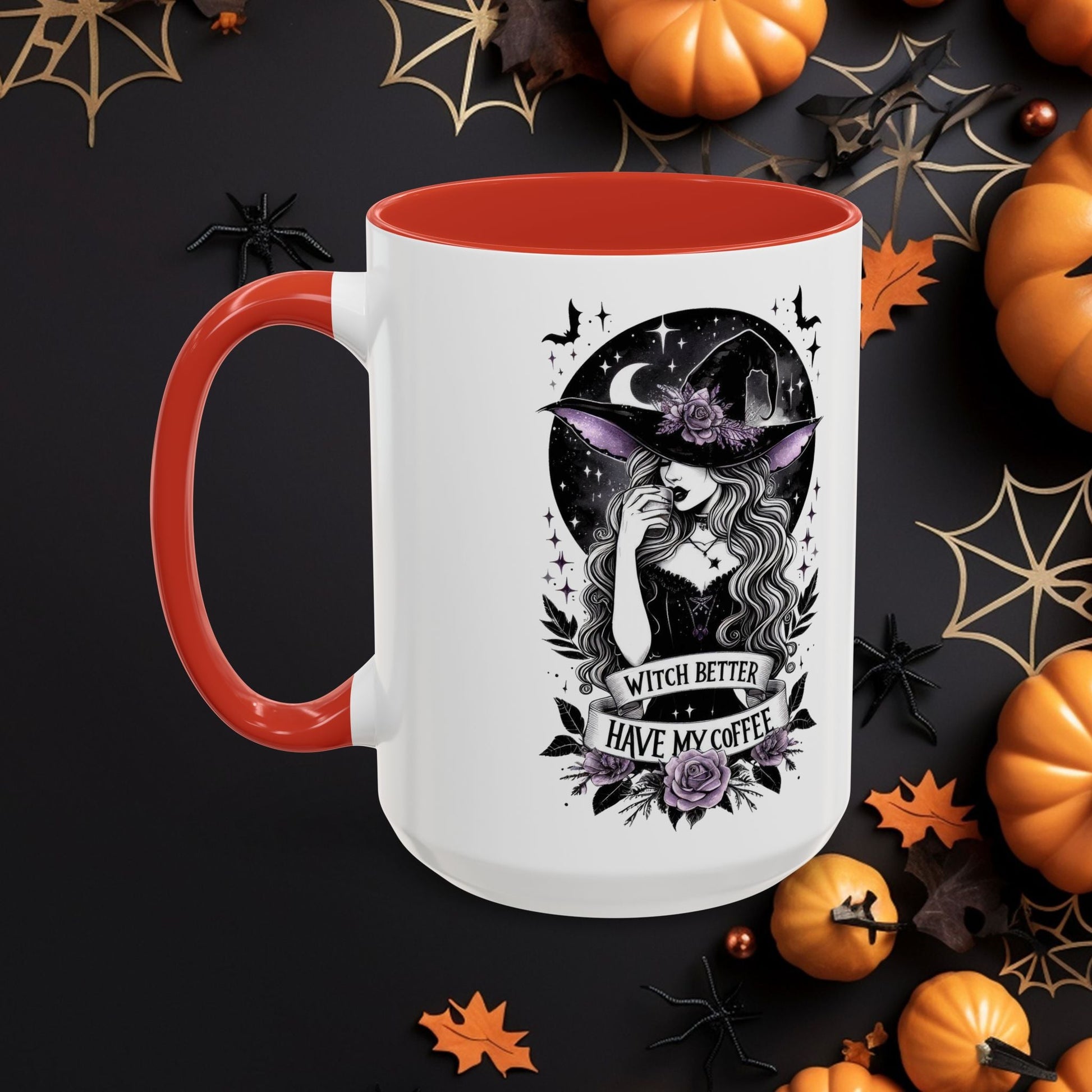 “Witch Better Have My Coffee” 🌙☕✨Accent Coffee Mug (11, 15oz) - EternalAscension
