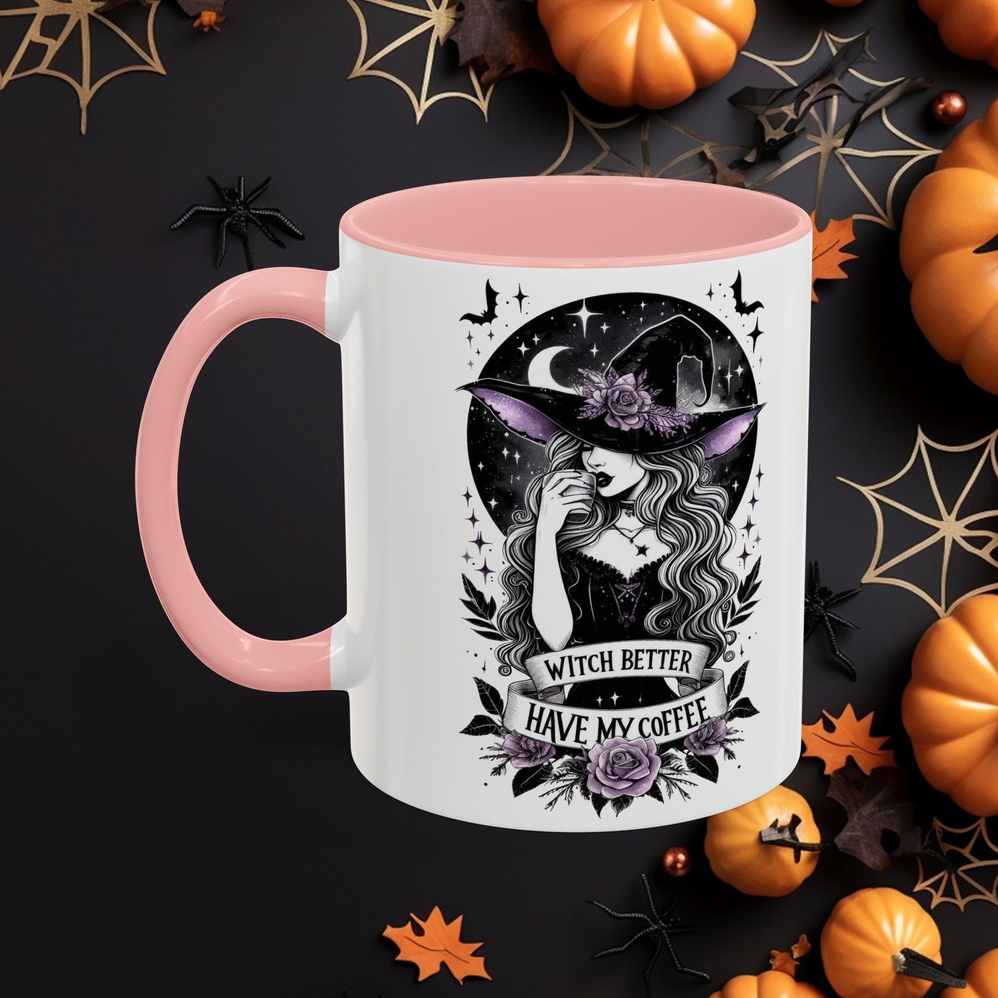“Witch Better Have My Coffee” 🌙☕✨Accent Coffee Mug (11, 15oz) - EternalAscension