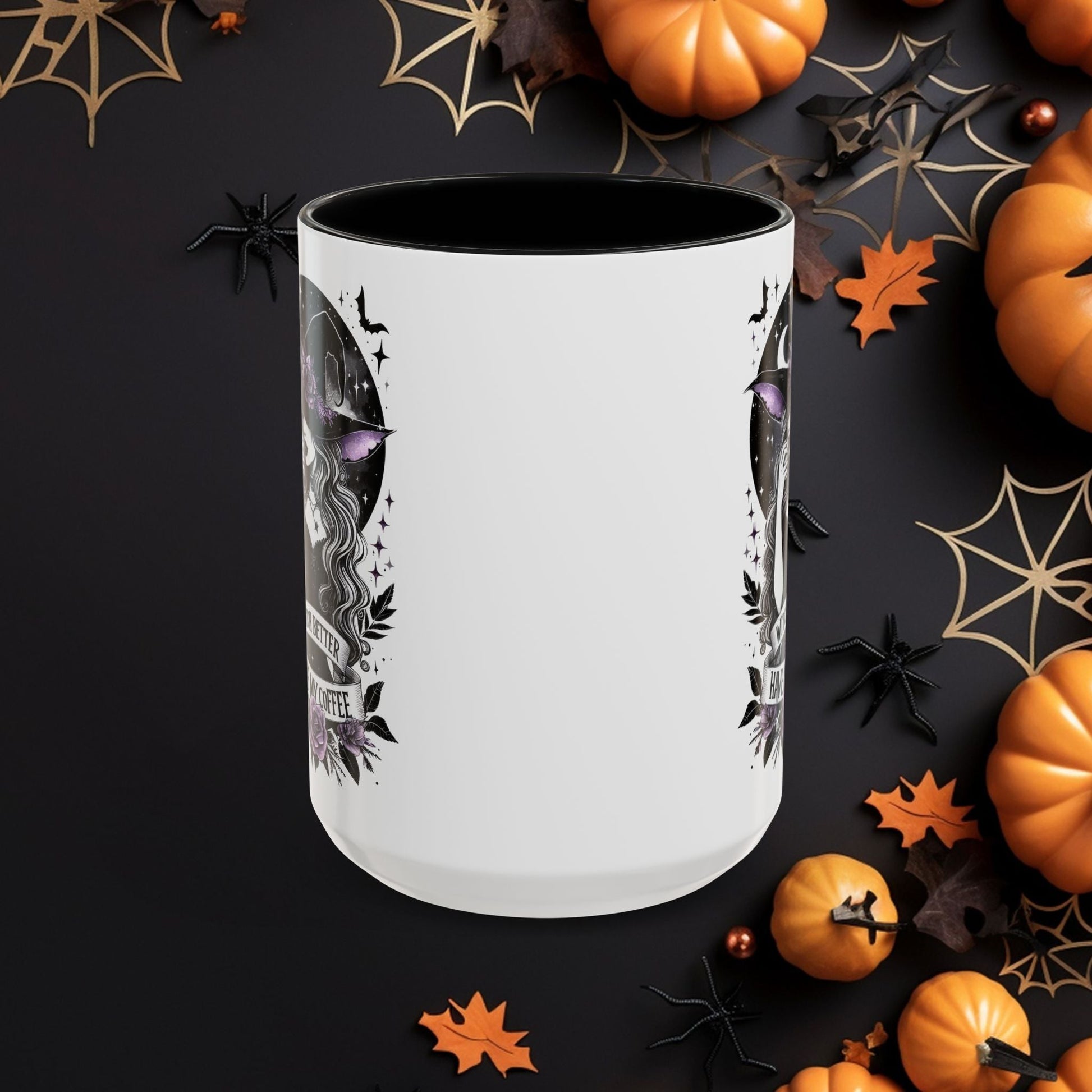 “Witch Better Have My Coffee” 🌙☕✨Accent Coffee Mug (11, 15oz) - EternalAscension