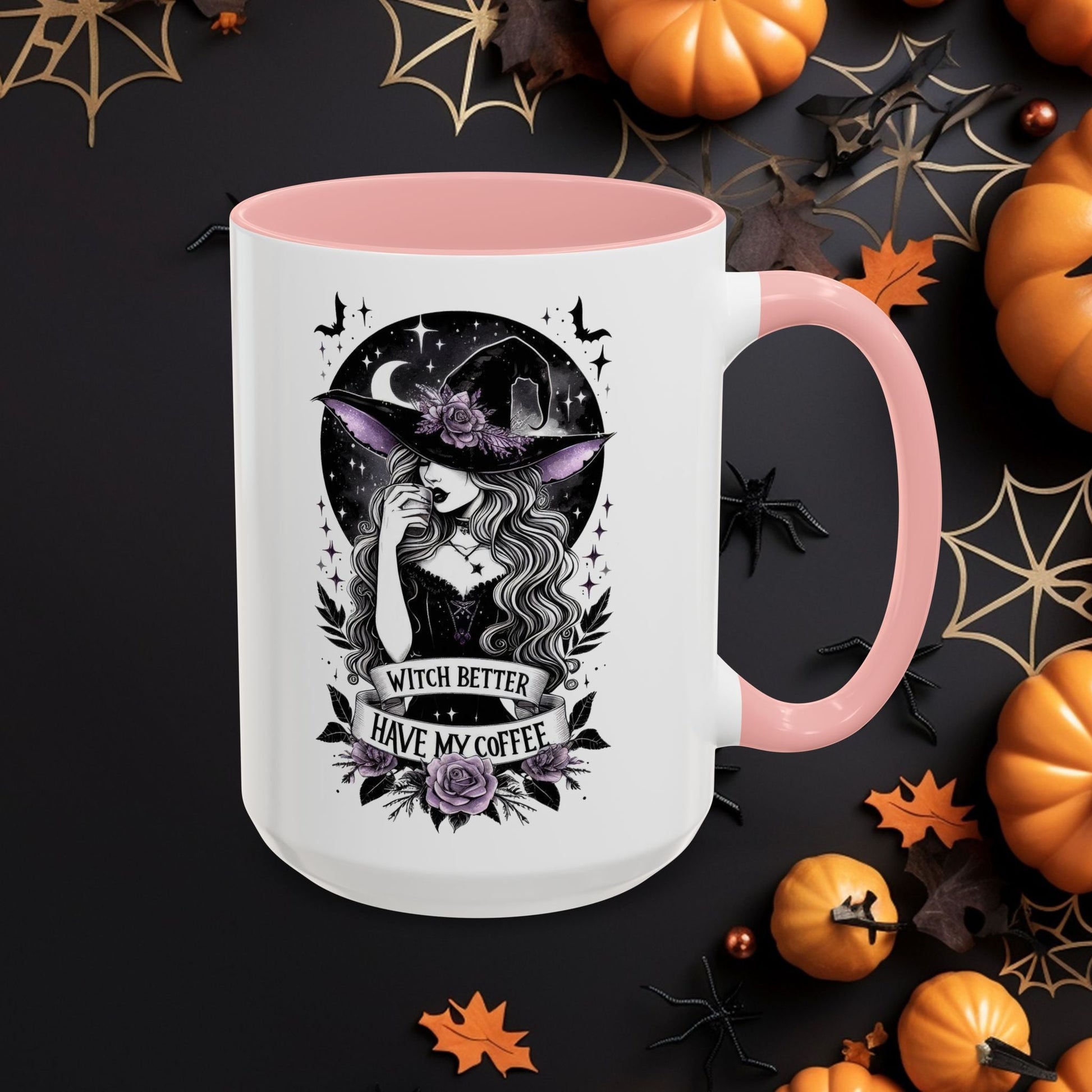 “Witch Better Have My Coffee” 🌙☕✨Accent Coffee Mug (11, 15oz) - EternalAscension