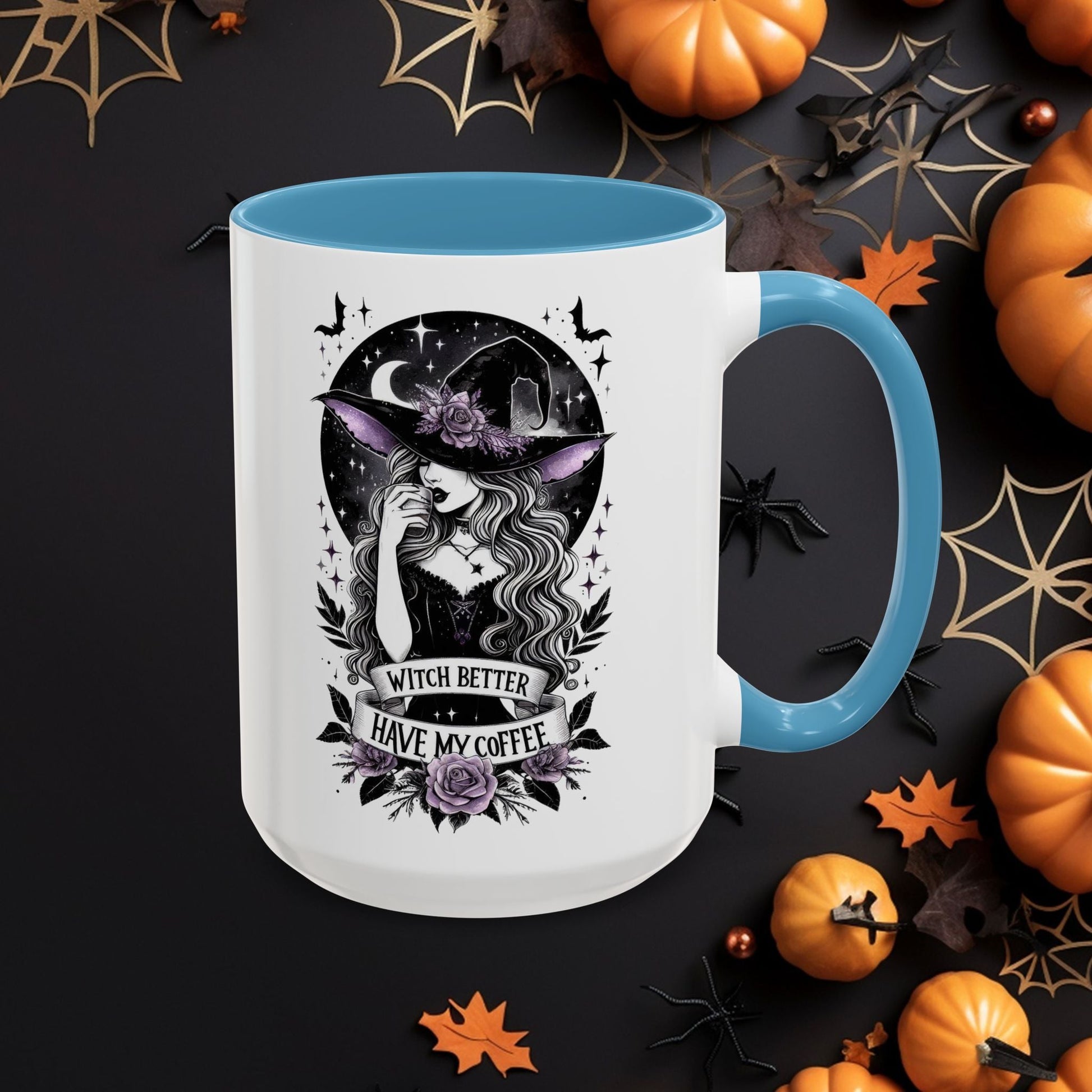 “Witch Better Have My Coffee” 🌙☕✨Accent Coffee Mug (11, 15oz) - EternalAscension