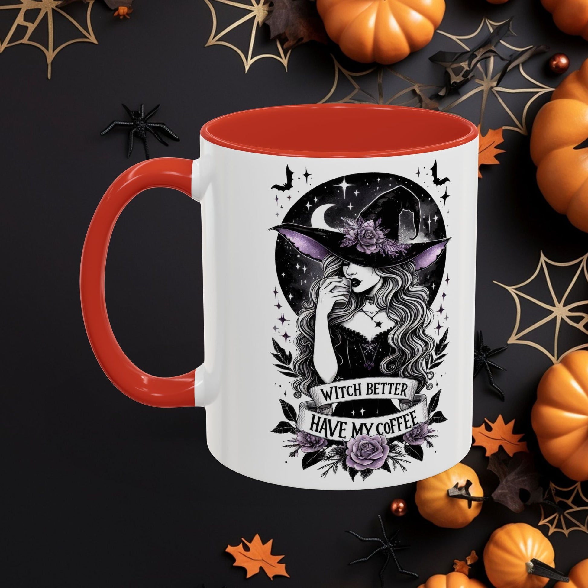 “Witch Better Have My Coffee” 🌙☕✨Accent Coffee Mug (11, 15oz) - EternalAscension