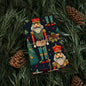 Wrapping Papers - Christmas Nutcracker Pattern, Holiday Gift Wrap, Festive Wrapping Paper Roll, Xmas Present Wrap, Gift Wrapping Supplies - EternalAscension