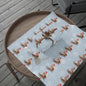 Wrapping Papers, Festive Corgi on Sled Holiday Gift Wrap, Christmas Corgis Roll Wrap, Winter Wonderland Wrapping Paper, Cute Dog Santa Hat - EternalAscension
