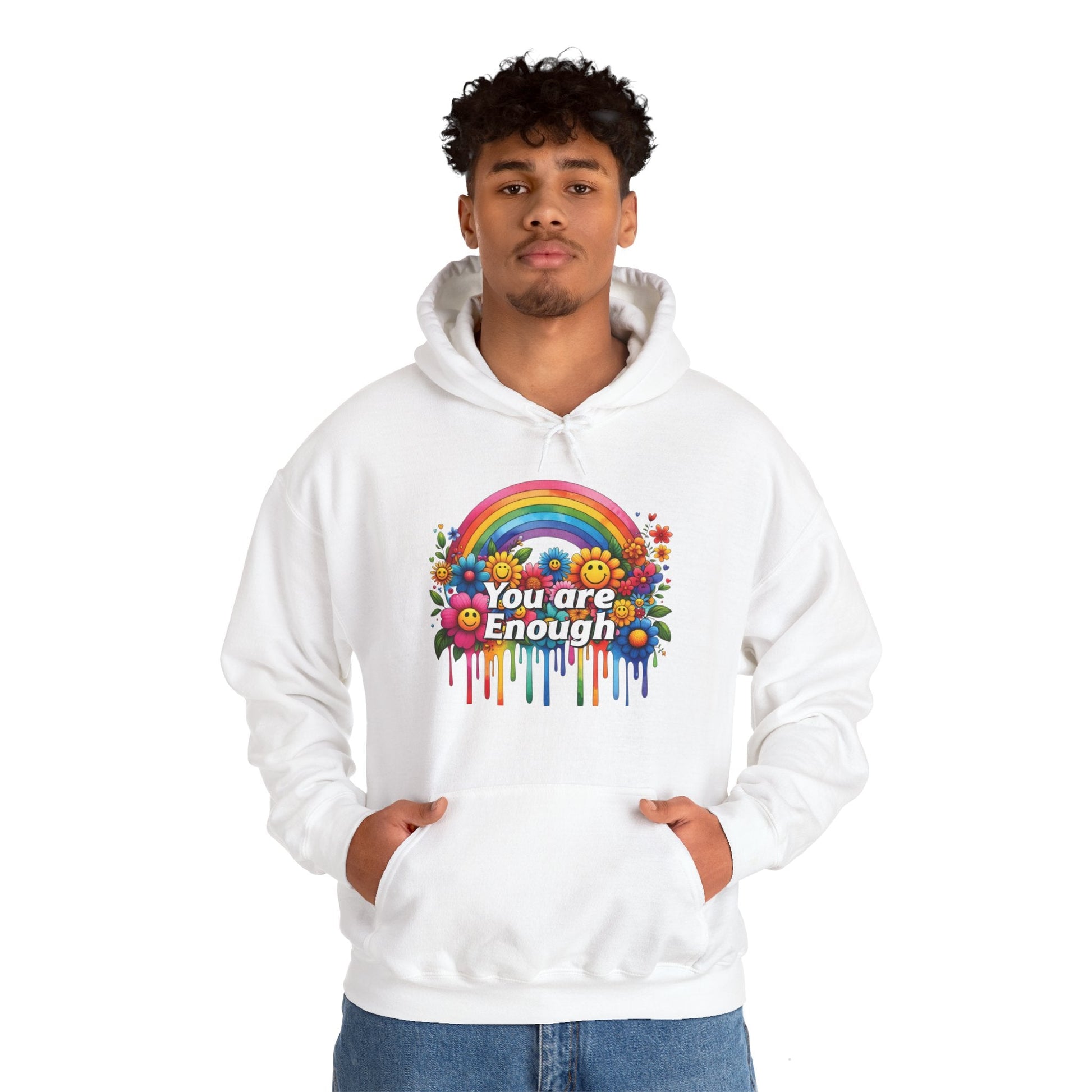 YOU ARE ENOUGH! Unisex Heavy Blend™ Hooded Sweatshirt - EternalAscension