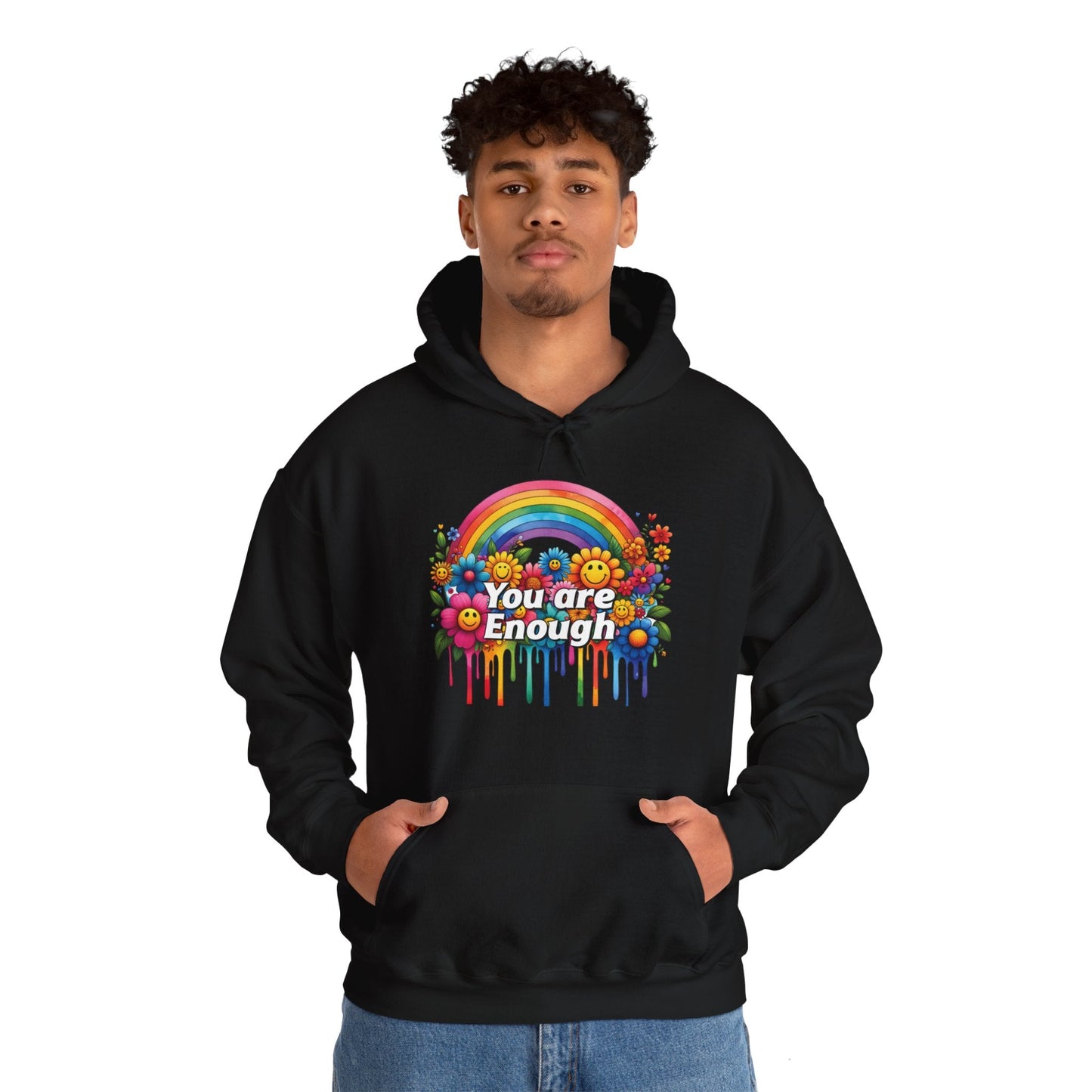 YOU ARE ENOUGH! Unisex Heavy Blend™ Hooded Sweatshirt - EternalAscension