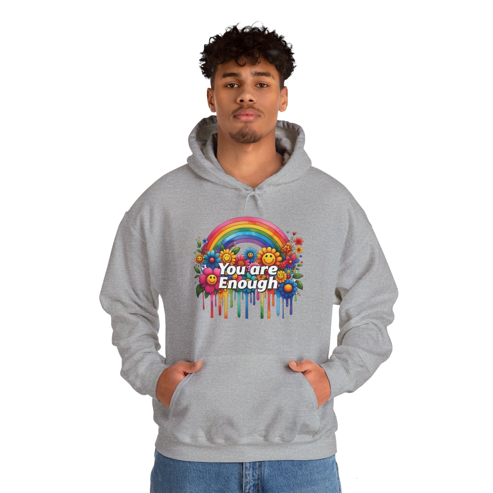 YOU ARE ENOUGH! Unisex Heavy Blend™ Hooded Sweatshirt - EternalAscension