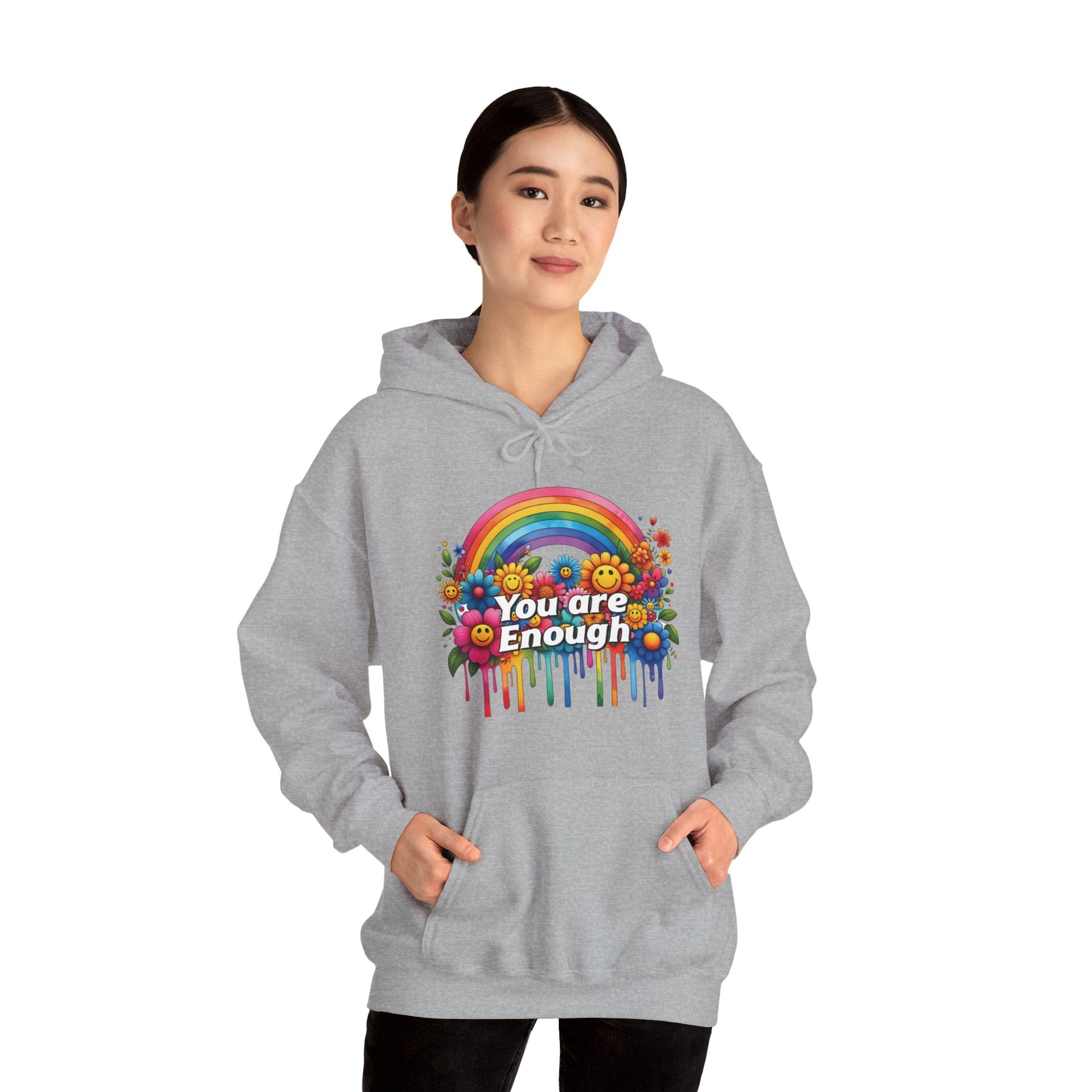 YOU ARE ENOUGH! Unisex Heavy Blend™ Hooded Sweatshirt - EternalAscension