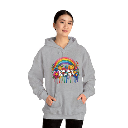 YOU ARE ENOUGH! Unisex Heavy Blend™ Hooded Sweatshirt - EternalAscension