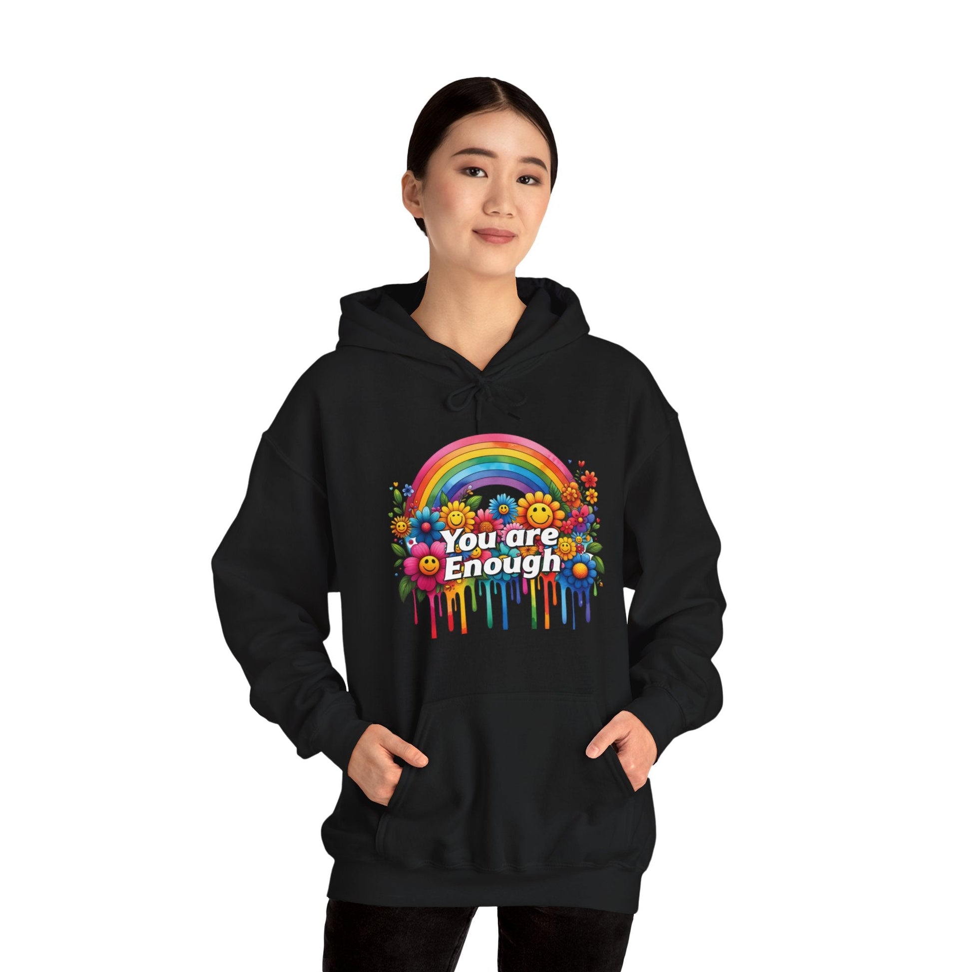 YOU ARE ENOUGH! Unisex Heavy Blend™ Hooded Sweatshirt - EternalAscension
