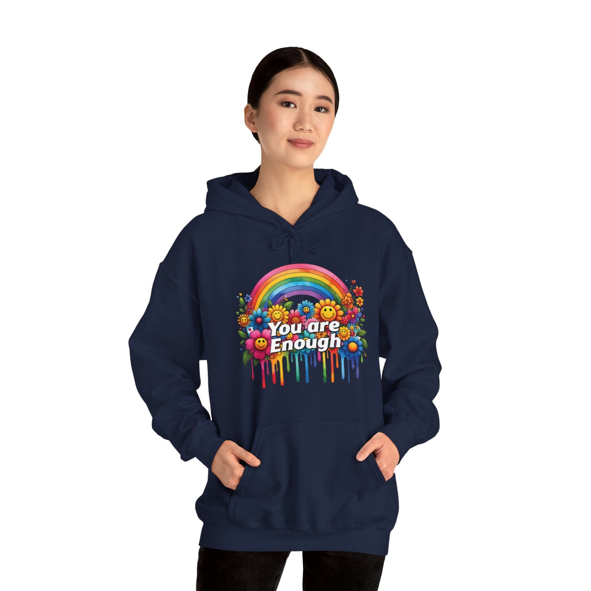YOU ARE ENOUGH! Unisex Heavy Blend™ Hooded Sweatshirt - EternalAscension