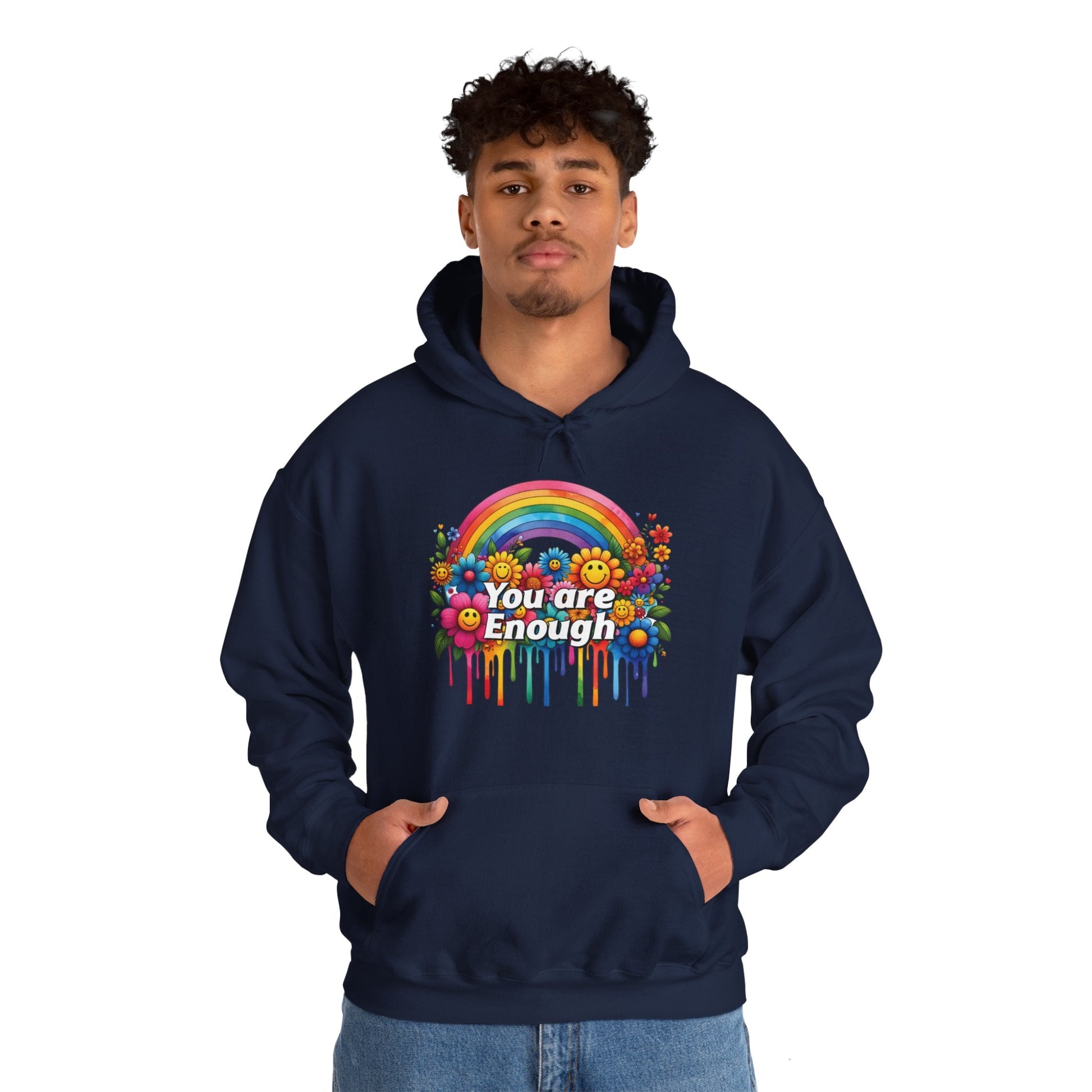 YOU ARE ENOUGH! Unisex Heavy Blend™ Hooded Sweatshirt - EternalAscension